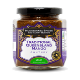 Mudgeeraba Spices Traditional Queensland Mango Chutney Mild 320g jar front