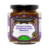Mudgeeraba Spices Traditional Queensland Mango Chutney Mild 320g jar front