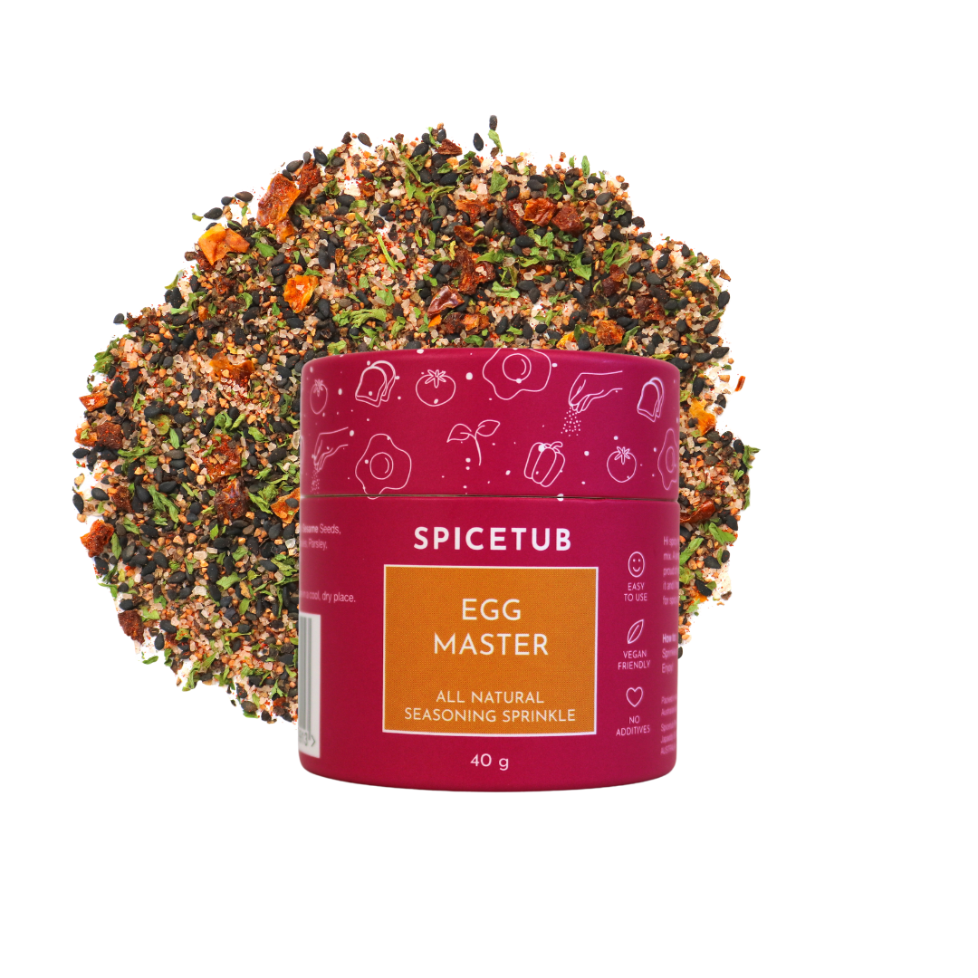 Spicetub Egg Master all-natural savoury egg seasoning 40g tub