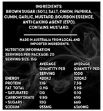 Uncle Mungos Brown Sugar Bourbon ingredients