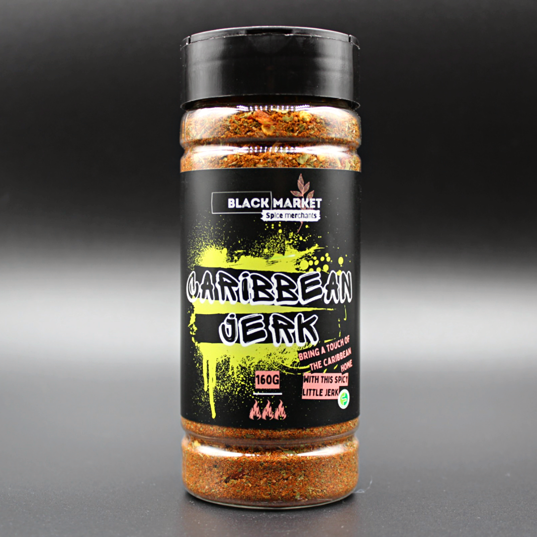 BLACK MARKET: Caribbean Jerk 160g – THE RUB HUB