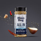 Blues Hog All In Seasoning 170g — front of the shaker bottle