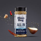 Blues Hog All In Seasoning 170g — front of the shaker bottle