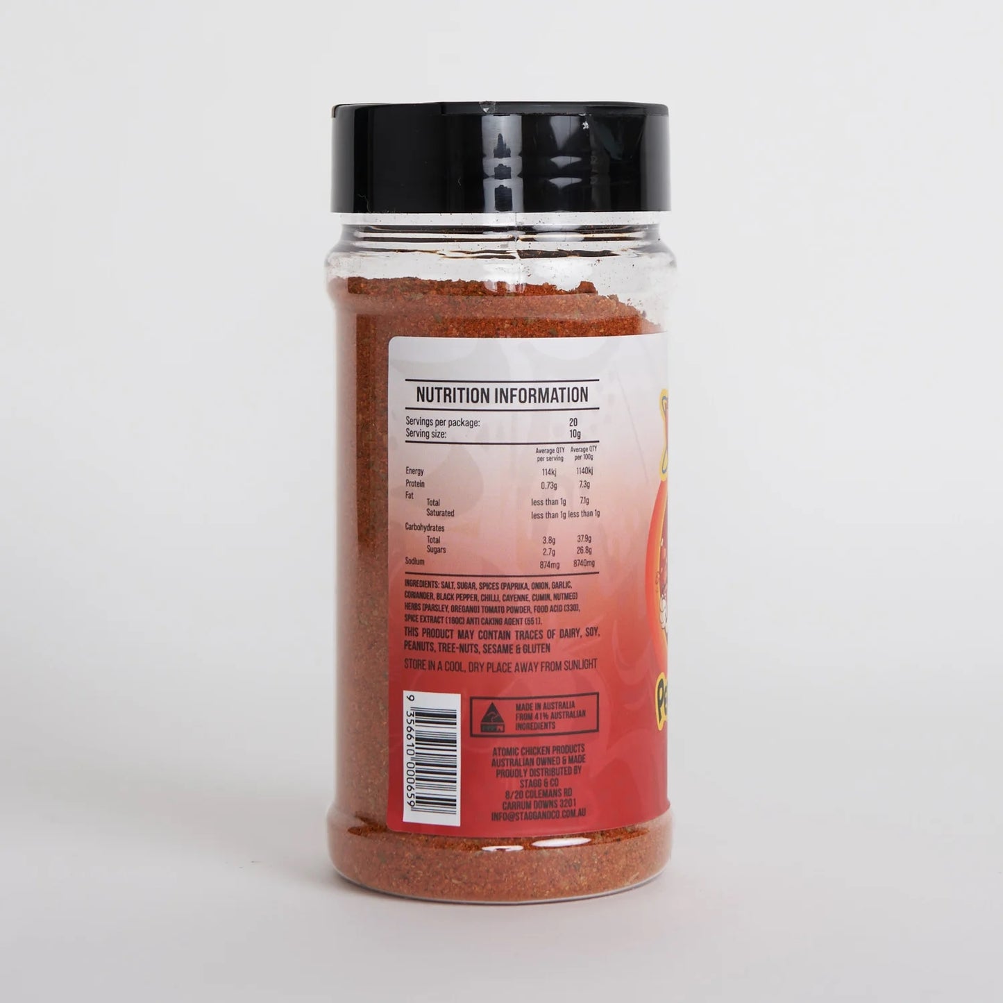 ATOMIC CHICKEN: Chicken Peri Peri Seasoning Rub – 200g