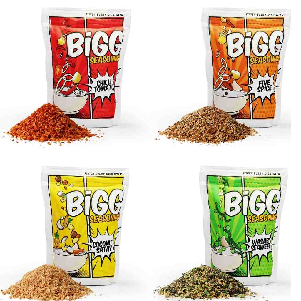 BIGG SEASONING: Wasabi Seaweed - 100g