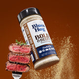 Blues Hog Bold & Beefy Seasoning — seasoned brisket on a board