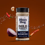 Blues Hog Bold & Beefy Seasoning 170g — front of the shaker bottle