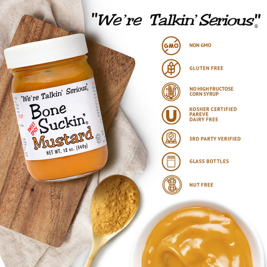 BONE SUCKIN: Mustard Sauce - 340g
