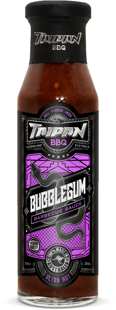 Taipan BBQ Bubblegum ultra hot BBQ sauce 250ml