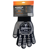 BUTCHERS AXE: Heat Resistant Barbecue Gloves – 500°C BBQ & Smoker Protection