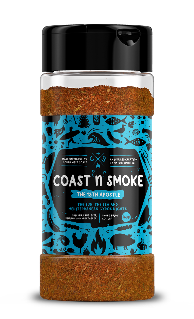 COAST N SMOKE: The 13th Apostle Rub – 160g