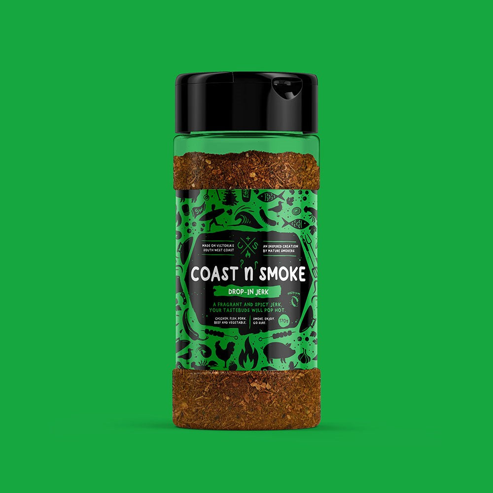 COAST N SMOKE: Drop-In Jerk Rub β 170g