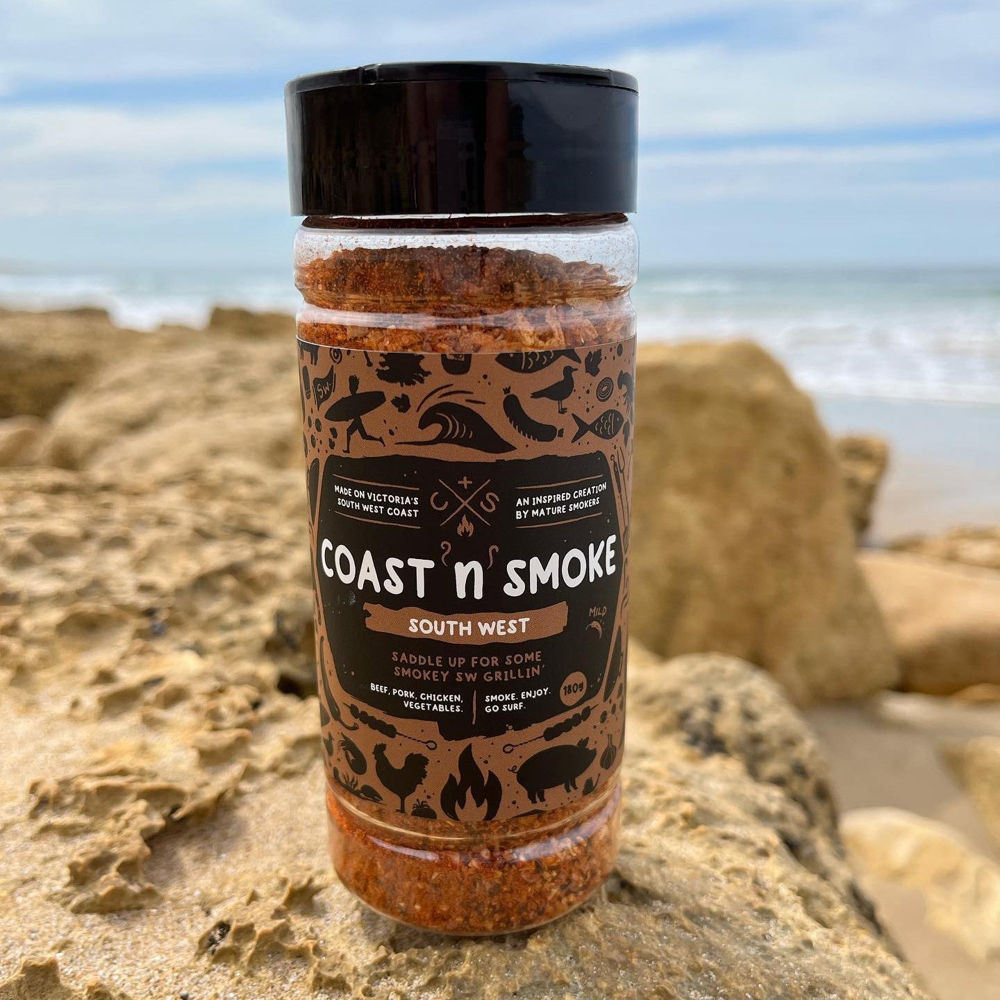 COAST N SMOKE: South West Rub – 180g