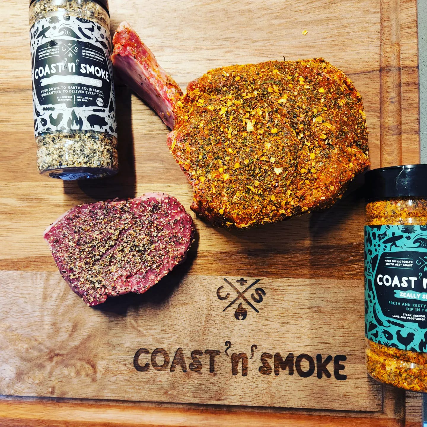 COAST N SMOKE: Zeally Seasoning Rub – 160g