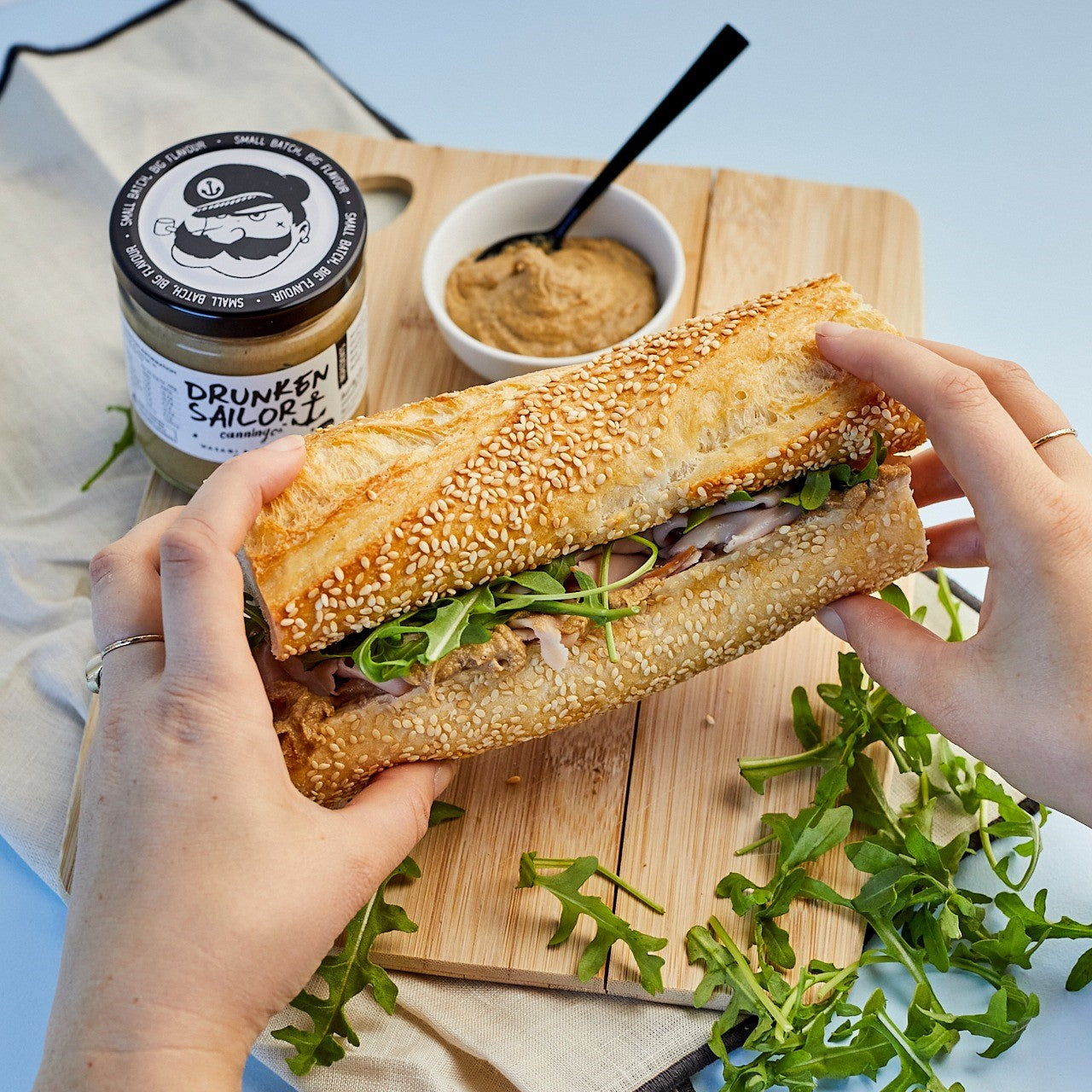 DRUNKEN SAILOR: Raspberry & Wasabi Mustard – 260g