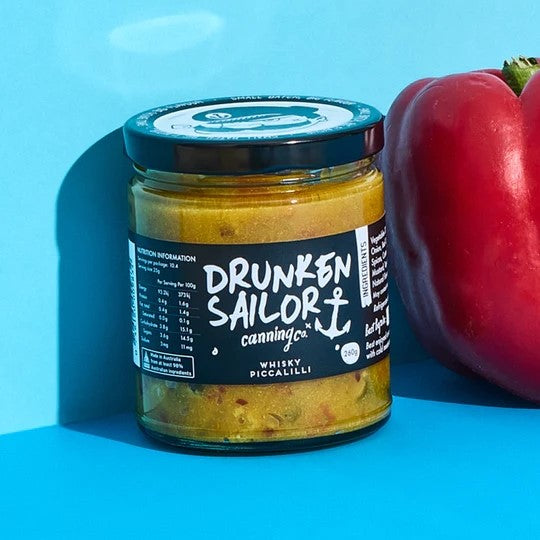 DRUNKEN SAILOR: Whisky Piccalilli Relish – 260g