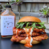 Old Bones Chilli Co Extra Hot Smoked Garlic Chilli Sauce 200ml bottle