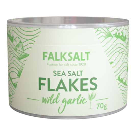 FALKSALT: Sea Salt Flakes Wild Garlic - 70g