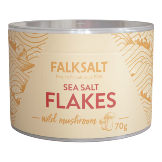 FALKSALT: Sea Salt Flakes Wild Mushroom - 70g