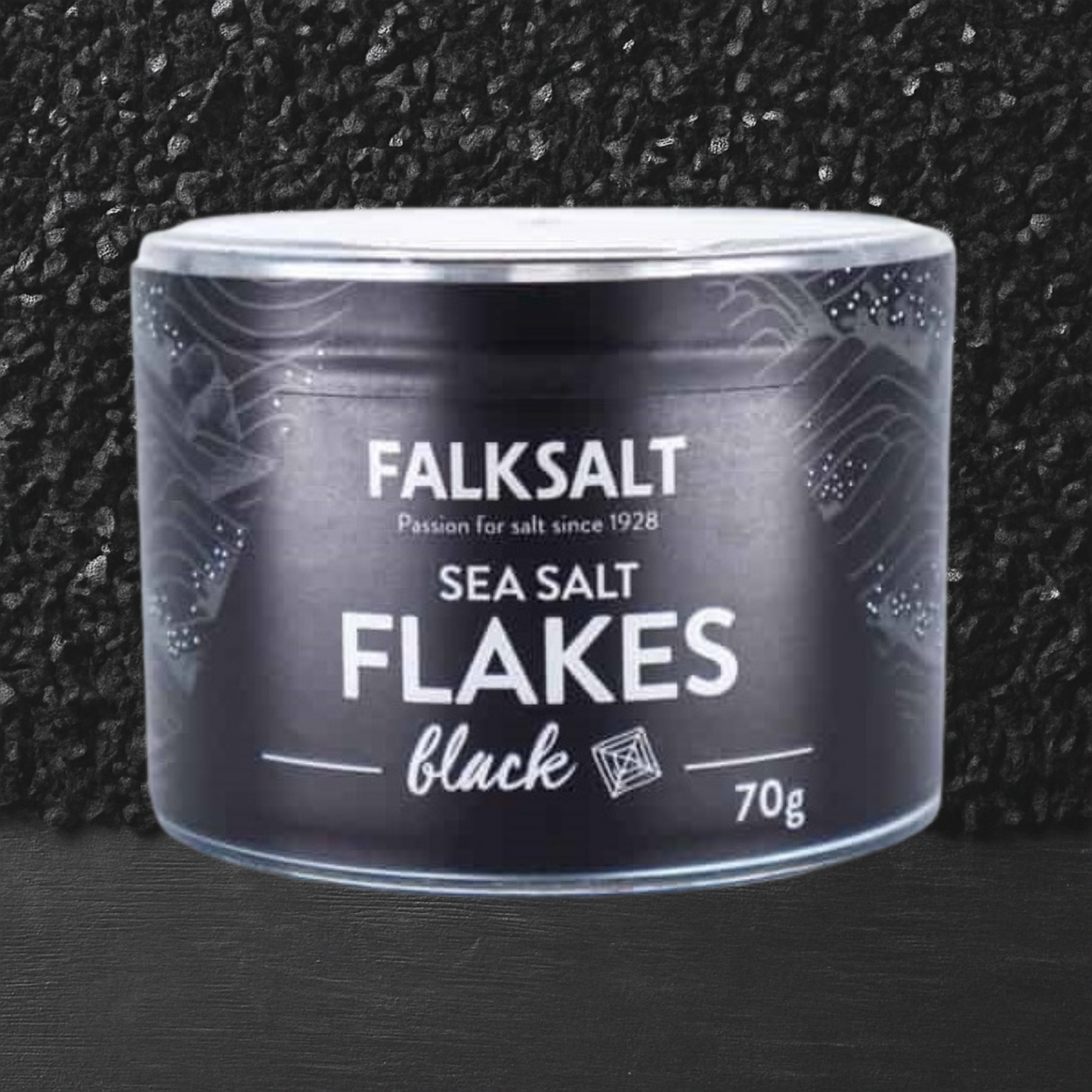 FALKSALT: Sea Salt Flakes Black - 70G