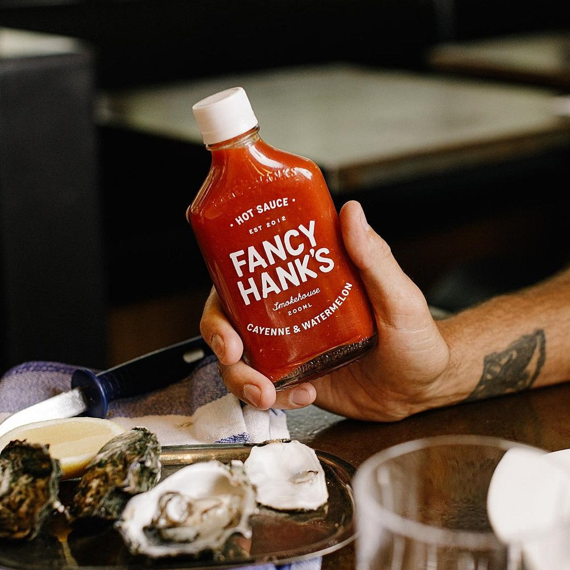 FANCY HANKS: Cayenne & Watermelon Hot Sauce – 200ml