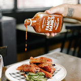 Fancy Hank's Original BBQ Sauce 330ml - smoky sweet BBQ sauce label detail
