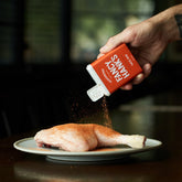Fancy Hank's Taco Rub Seasoning 90g - taco seasoning shaker label detail