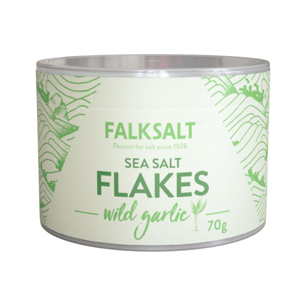 FALKSALT: Sea Salt Flakes Wild Garlic - 70g