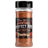 Big GC's Sweet Beef Rub 150g — front of the shaker on transparent background