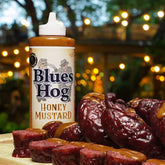 Blues Hog Honey Mustard Sauce — glazed food at a backyard cook