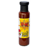 Atomic Chicken Honey Mango BBQ Sauce 250ml front label