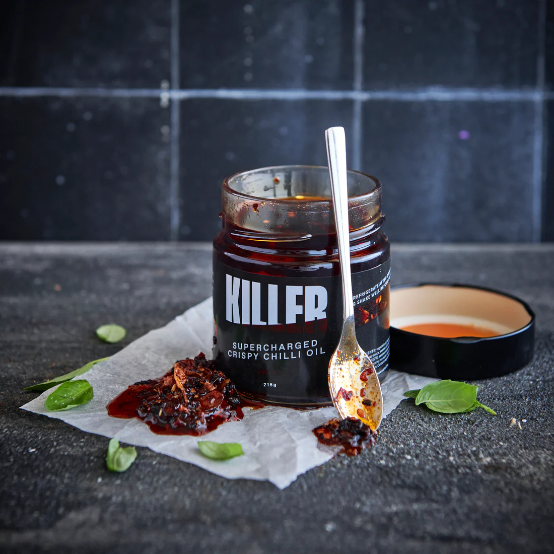 KILLER CONDIMENTS: Supercharged Crispy Chilli Oil - 215g