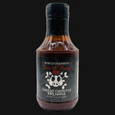 Loot N Booty Cherry Chipotle BBQ Sauce 546g bottle - front