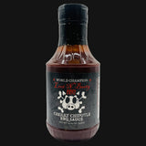 Loot N Booty Cherry Chipotle BBQ Sauce 546g bottle - front