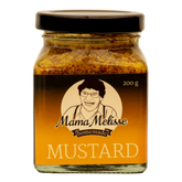 Mama Melisse Mama Mustard 200g glass jar front label - gluten free Australian mustard