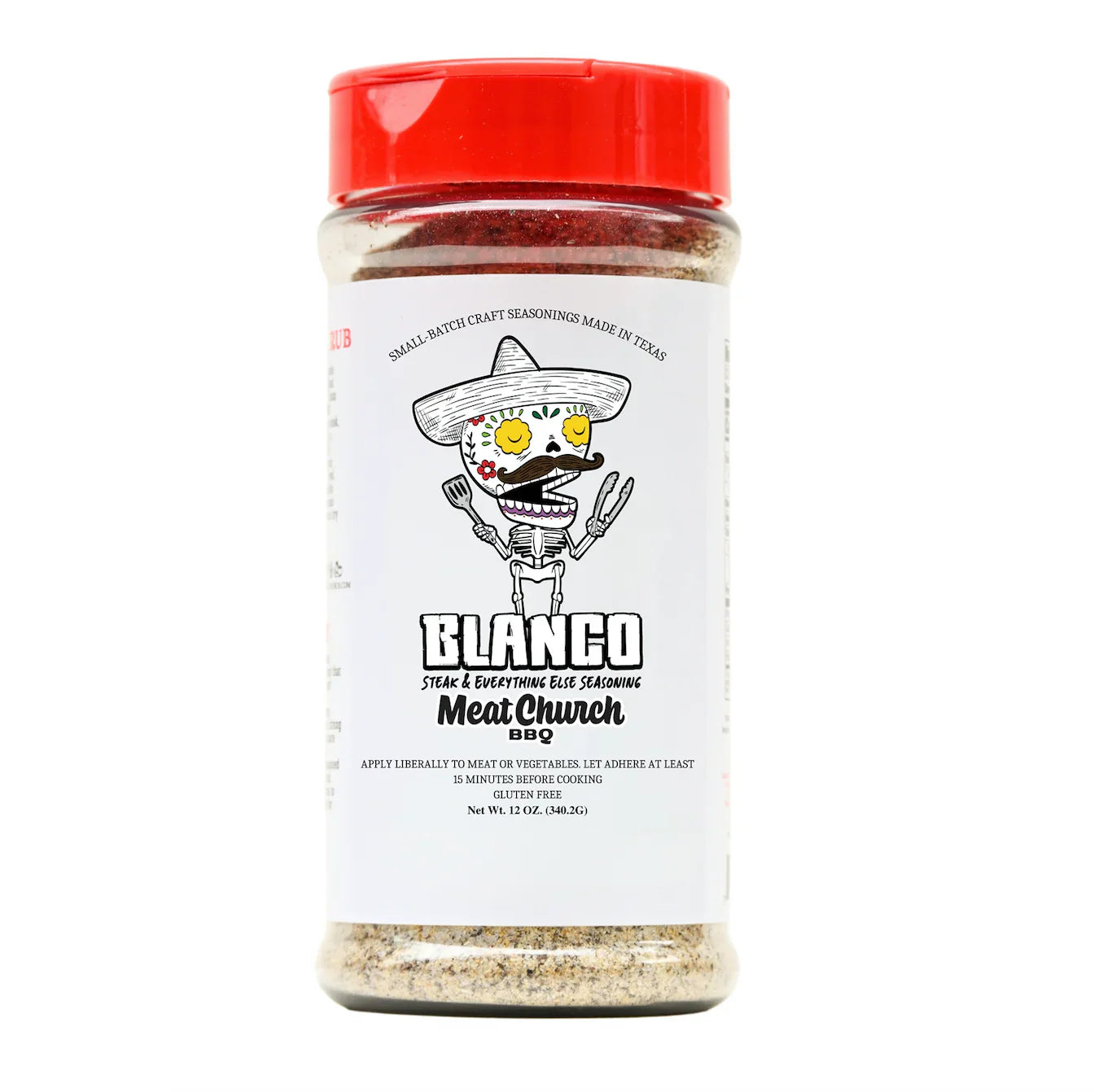 MEAT CHURCH: Blanco Steak & Everything Else Seasoning - 340g Shaker