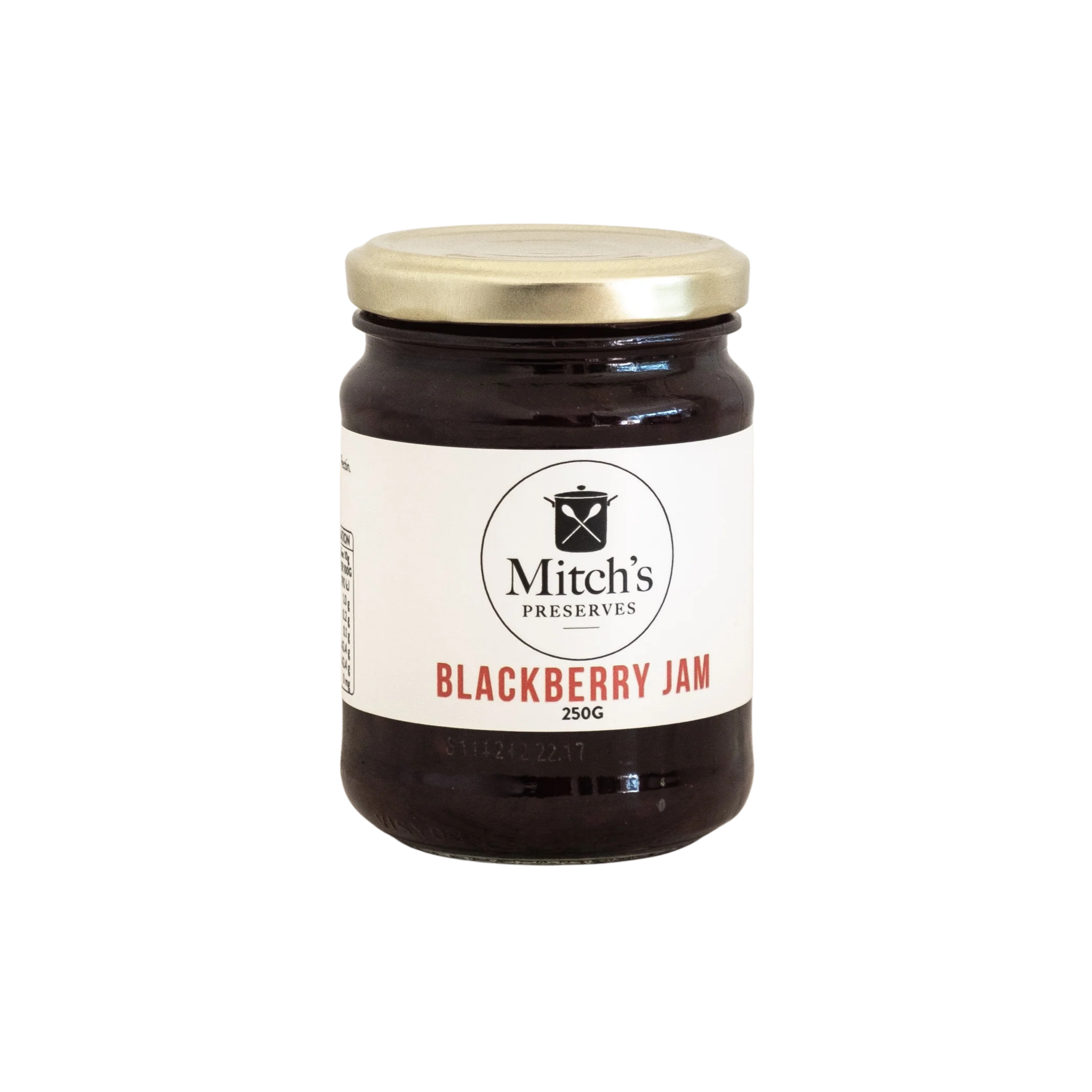 Mitch's Preserves Blackberry Jam 250g jar