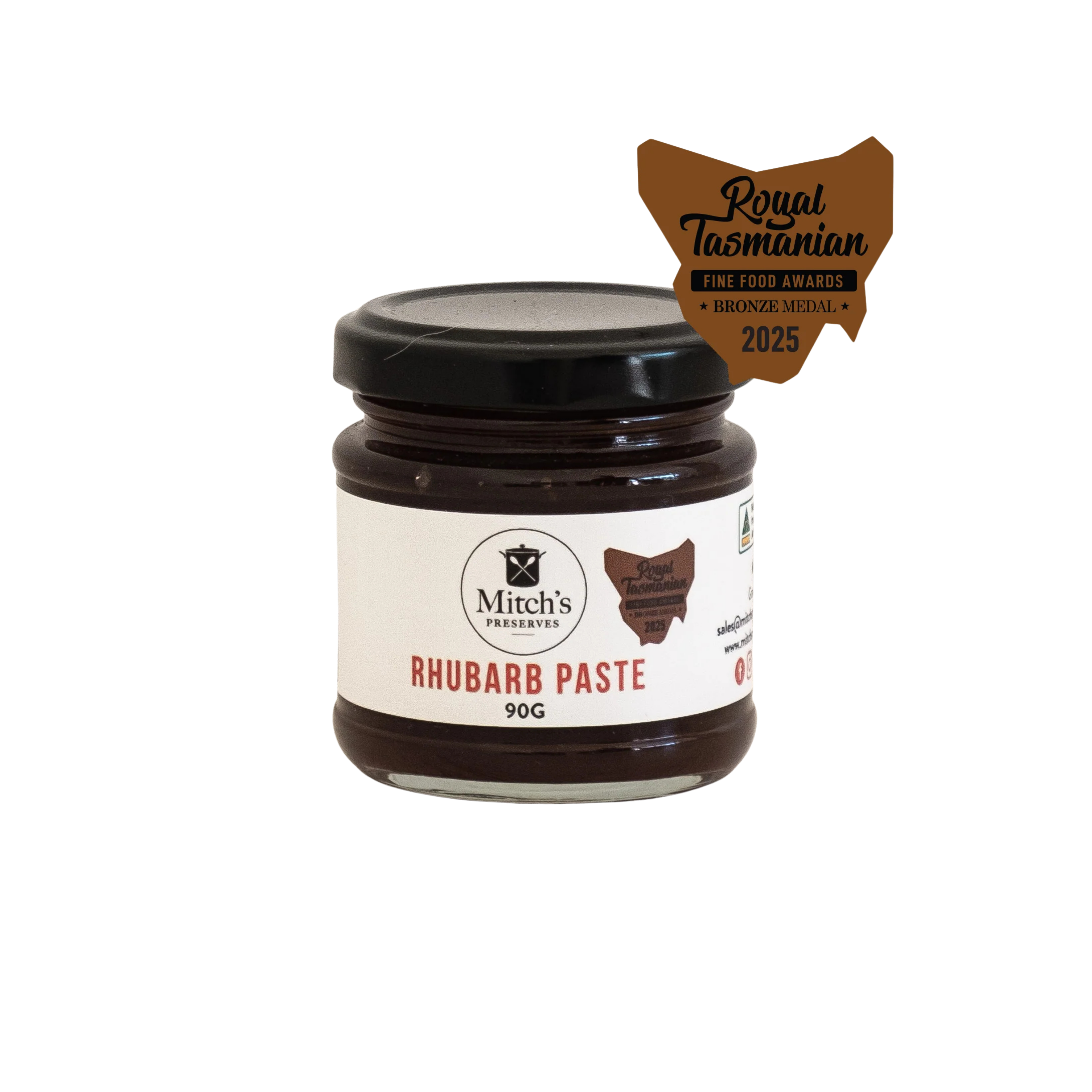 Mitch's Preserves Rhubarb Paste 90g jar