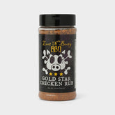 Loot N Booty BBQ Gold Star Chicken Rub 369g jar - front