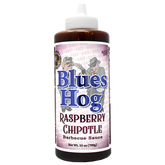 Blues Hog Raspberry Chipotle BBQ Sauce 709g — front of the squeeze bottle