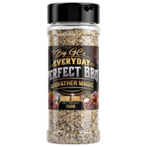Big GC's Godfather Magic all-purpose rub 150g — front of the shaker on transparent background