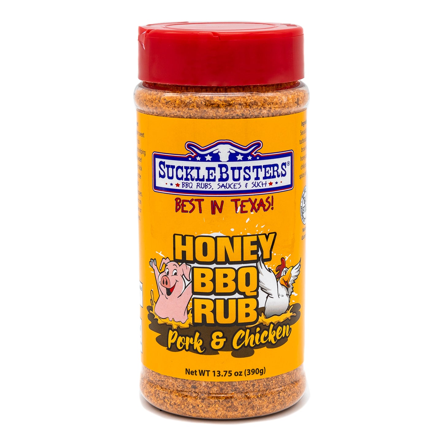 SUCKLEBUSTERS: Honey BBQ Rub β 390g