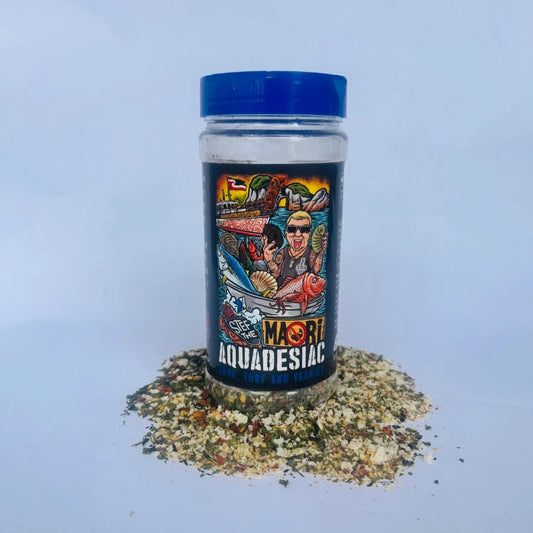 STEF THE MAORI: Aquadesiac – Surf, Turf & Veggies Seasoning – 220g
