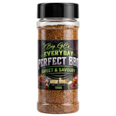 Big GC's Sweet & Savoury all-purpose rub 150g — front of the shaker on transparent background