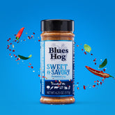 Blues Hog Sweet & Savory Seasoning 177g — front of the shaker bottle