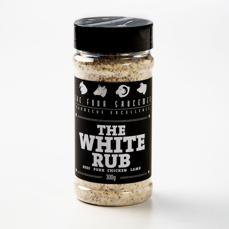 FOUR SAUCEMEN: The White Rub All Purpose BBQ Rub - 300g
