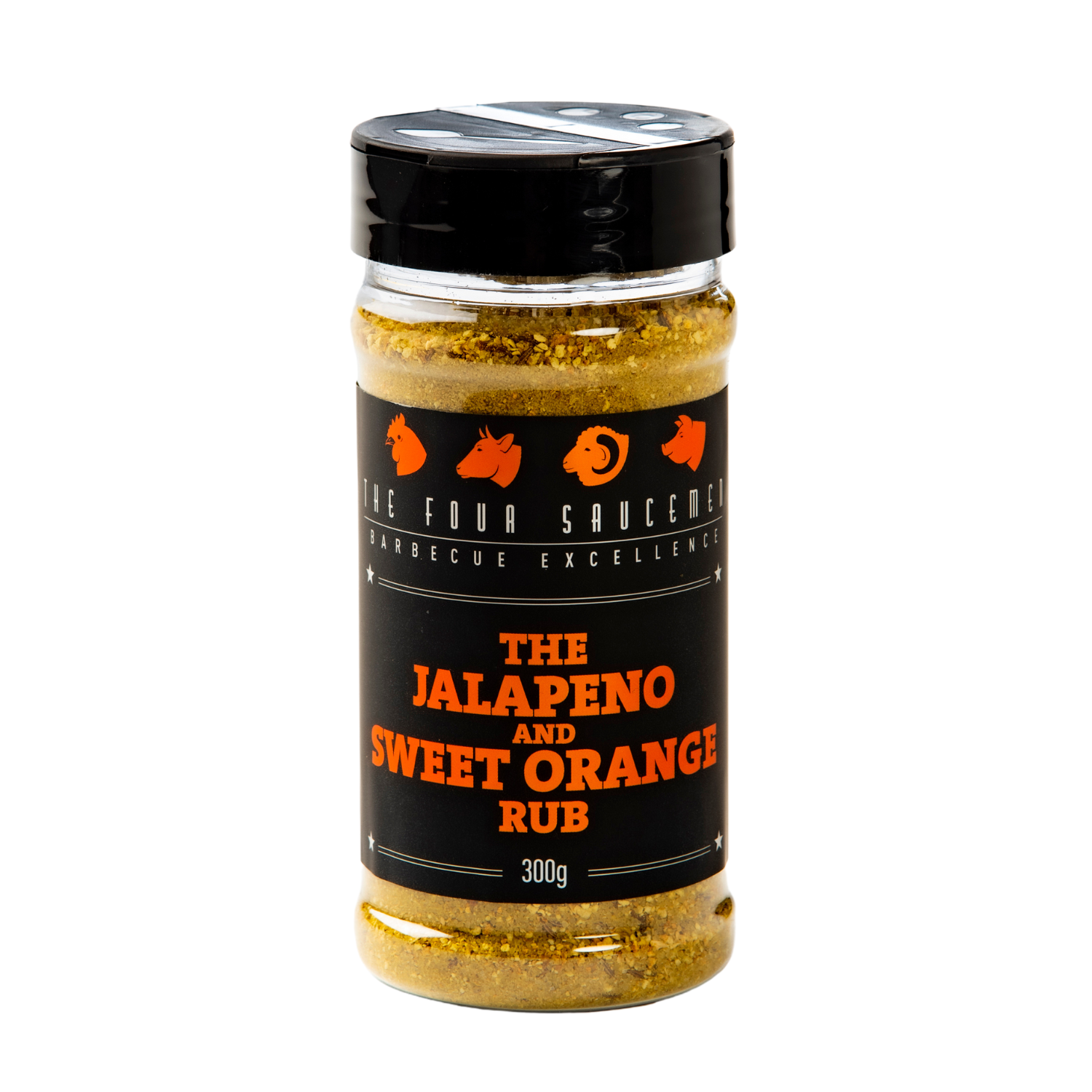 FOUR SAUCEMEN Jalapeno and Sweet Orange Rub 300g