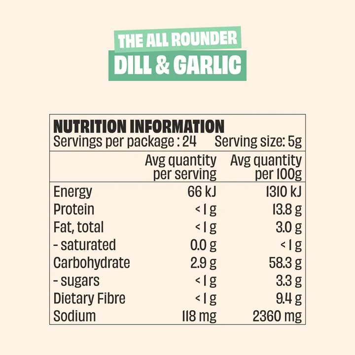 MINGLE SEASONING: Garlic & Dill Seasoning - 130g