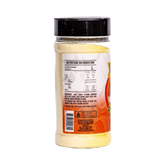 Atomic Chicken Chicken Salt Seasoning 330g, side label detail, transparent background