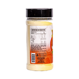 Atomic Chicken Chicken Salt Seasoning 330g, side label detail, transparent background